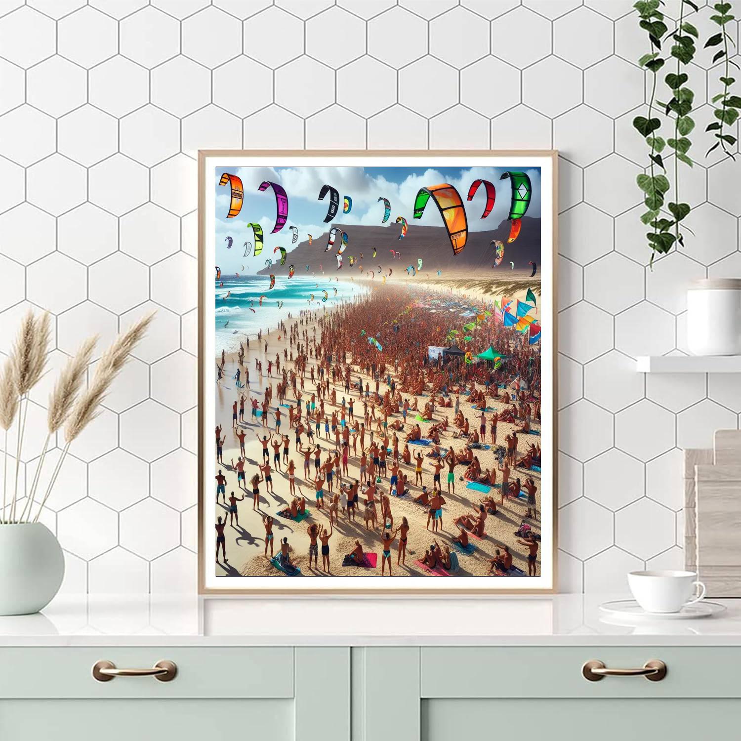 Kitesurfing World Cup - Fuerteventura Paint By Numbers