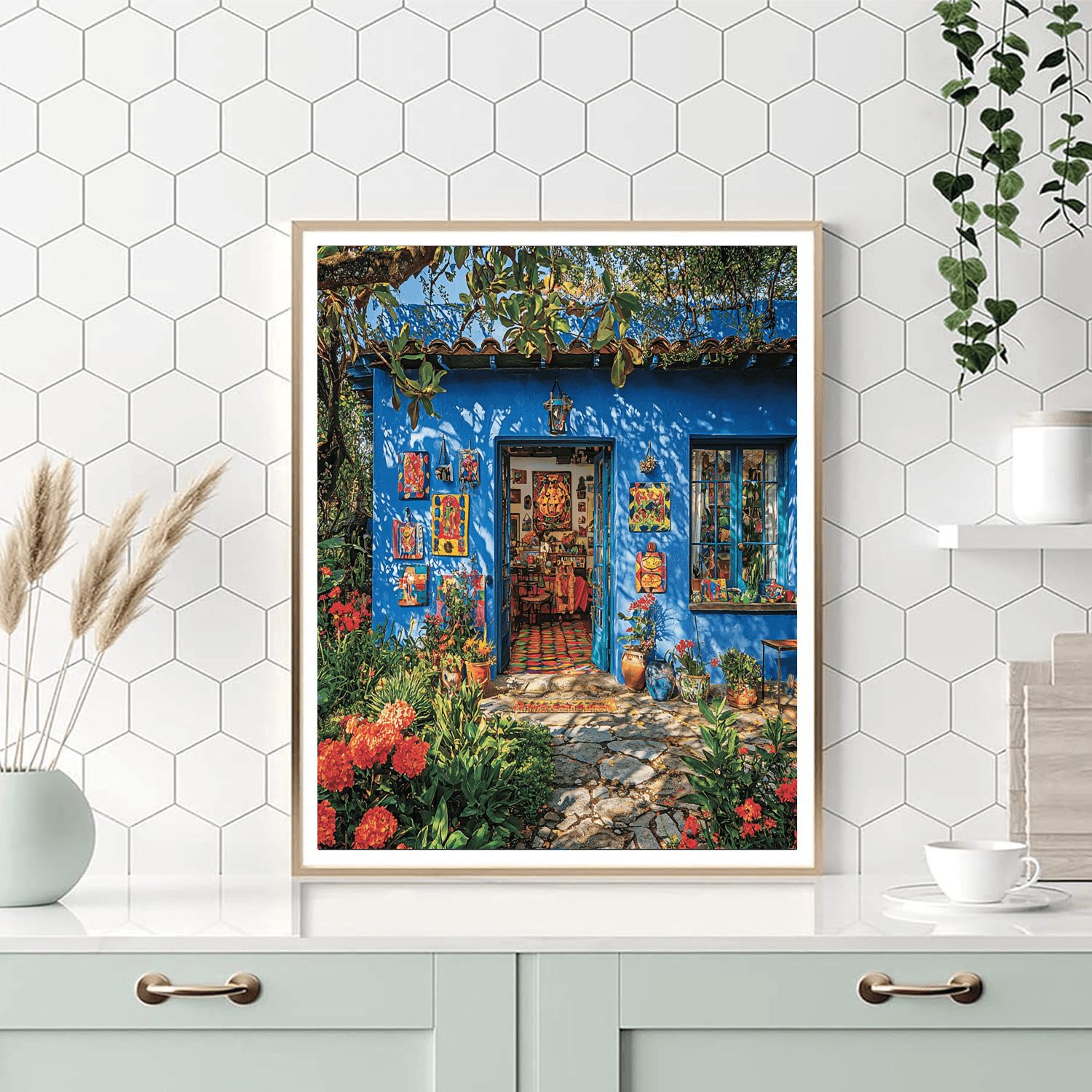 Museo Frida Kahlo - Mexico City Paint By Numbers Kits