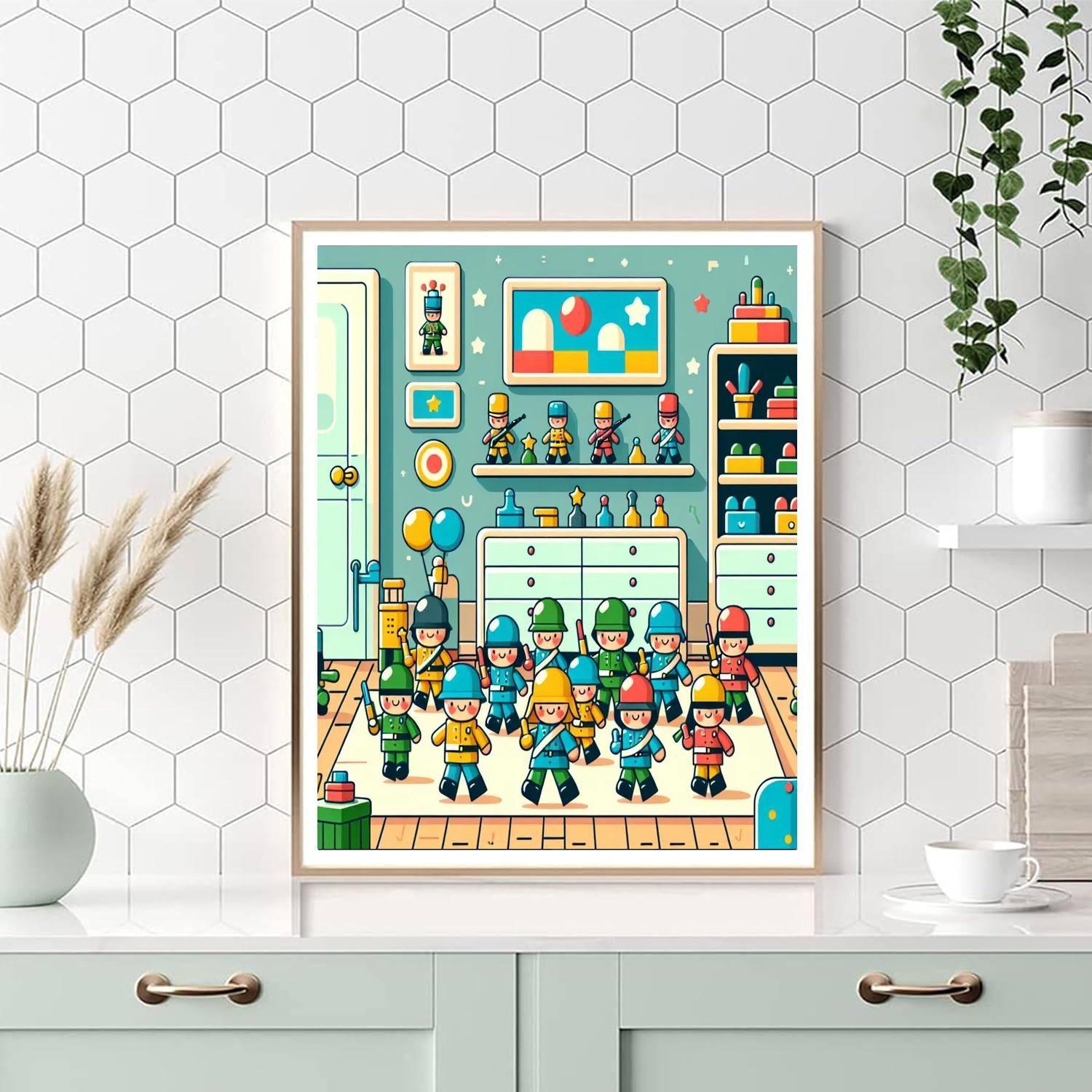 Toy Soldier's March Paint By Color