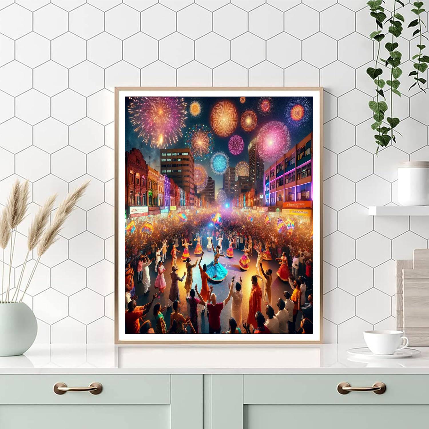 Durban Diwali Festival - South Africa Paint By Color