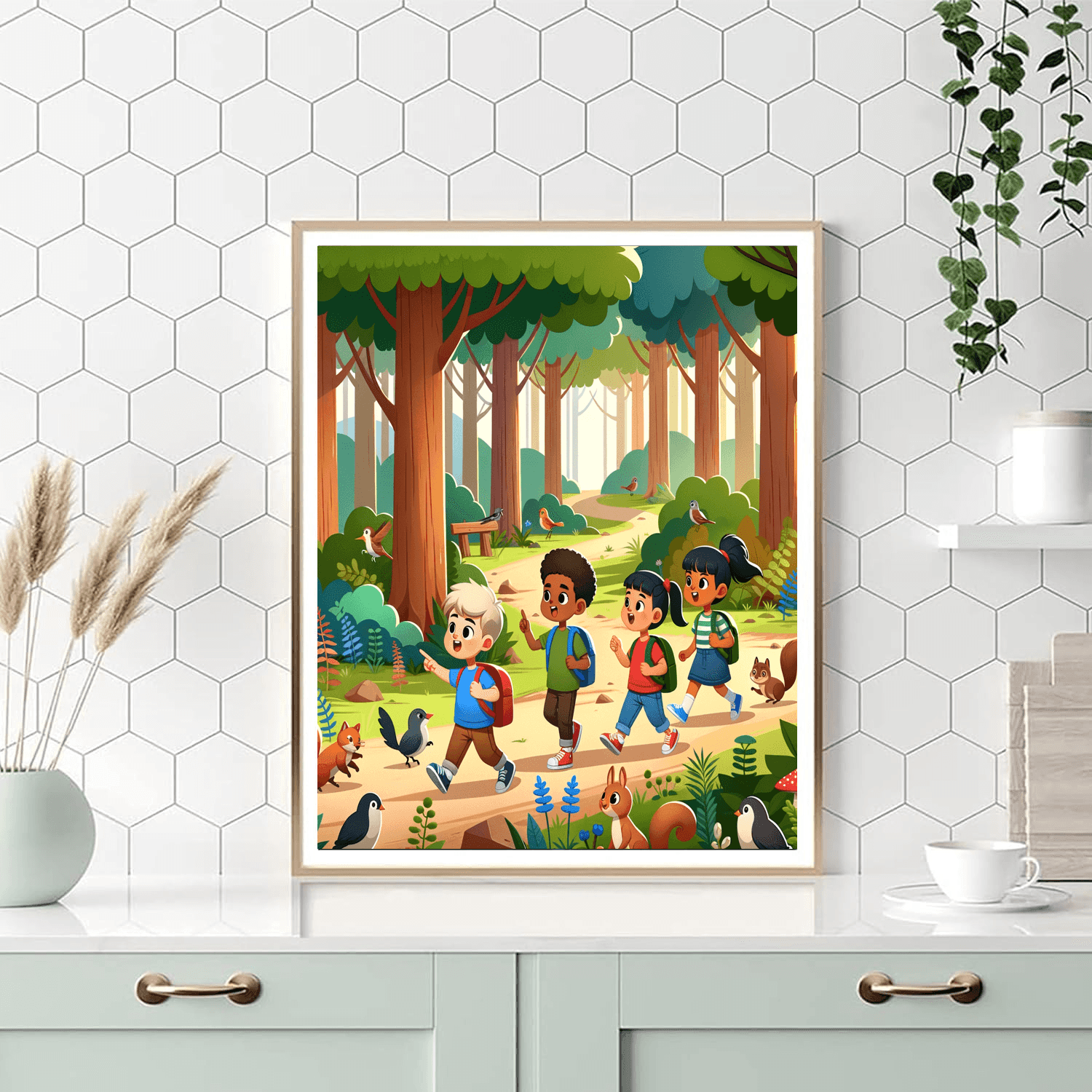 Forest Explorer's Trail DIY Paint By Numbers