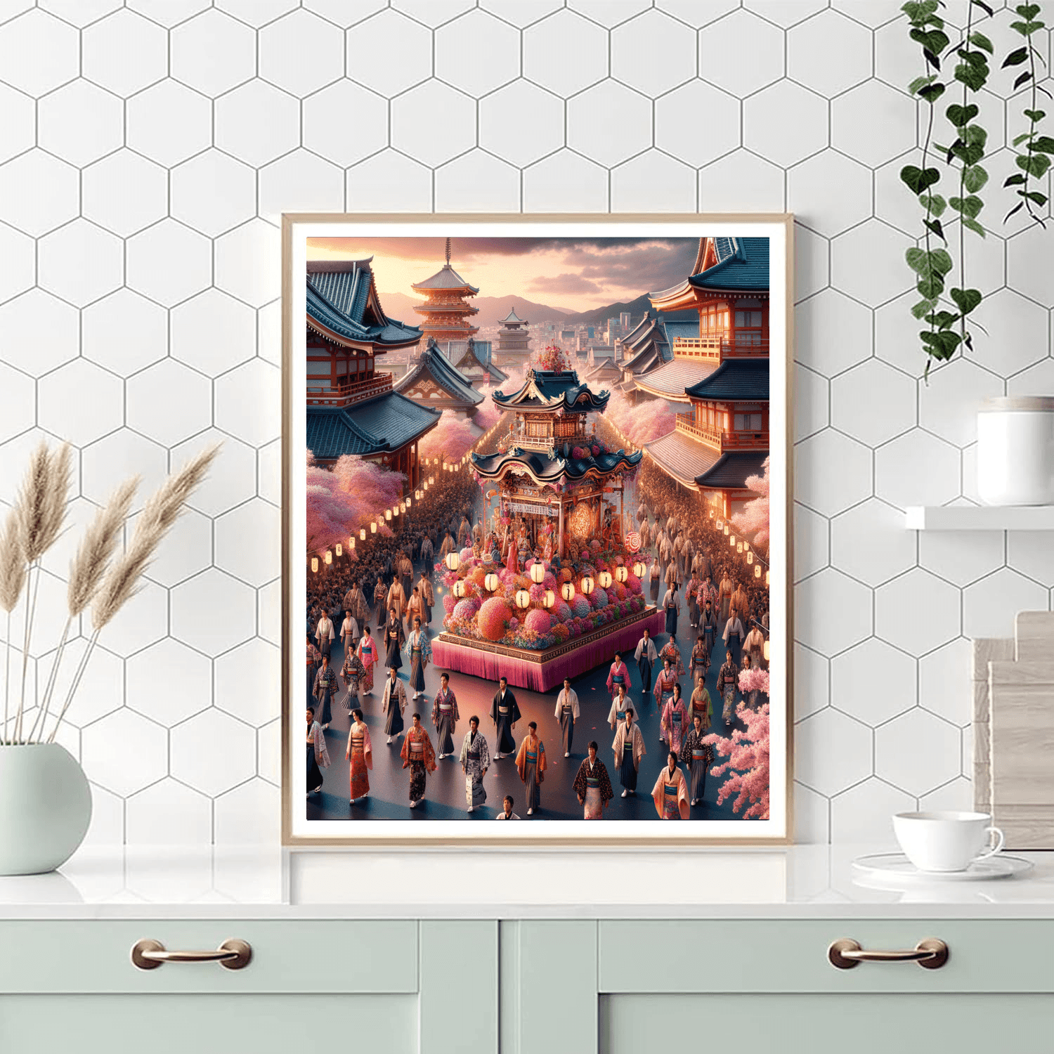 Carnival Of Gion - Japan Number Painting