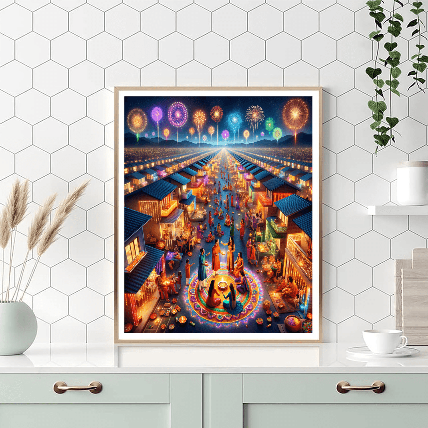 Festivals Of Lights - India DIY Paint By Numbers