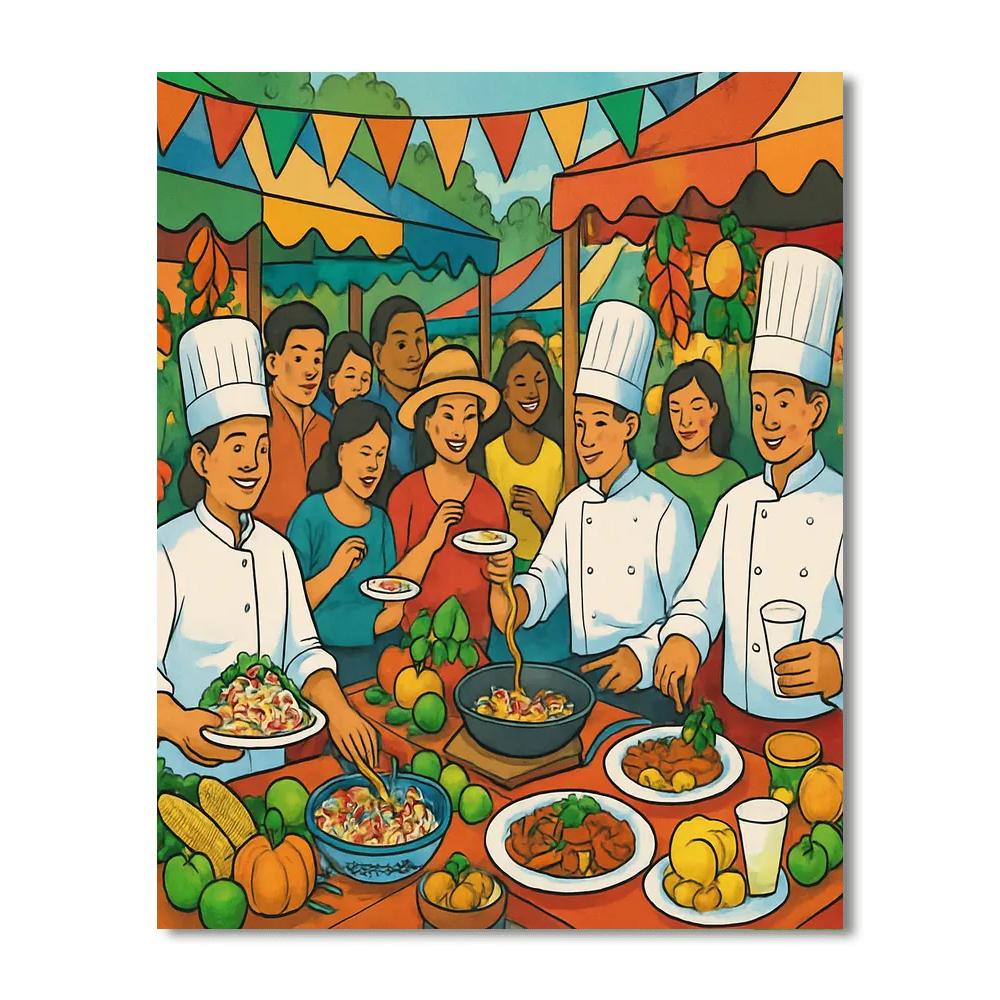 Lima Gastronomy Festival - Peru Paint By Number