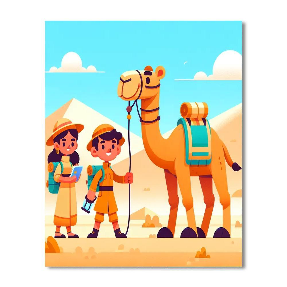 Desert Discovery Paint By Numbers Art
