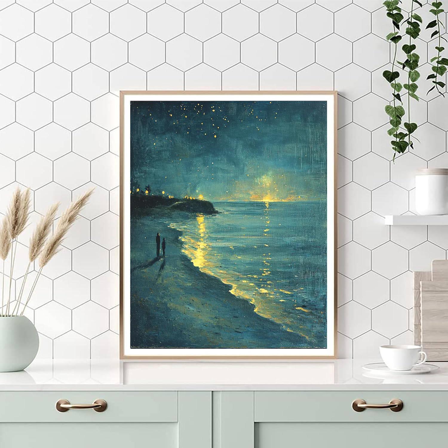 James McNeill Whistler Inspired Tidal Twilight Tranquility  Painting By Numbers Kit