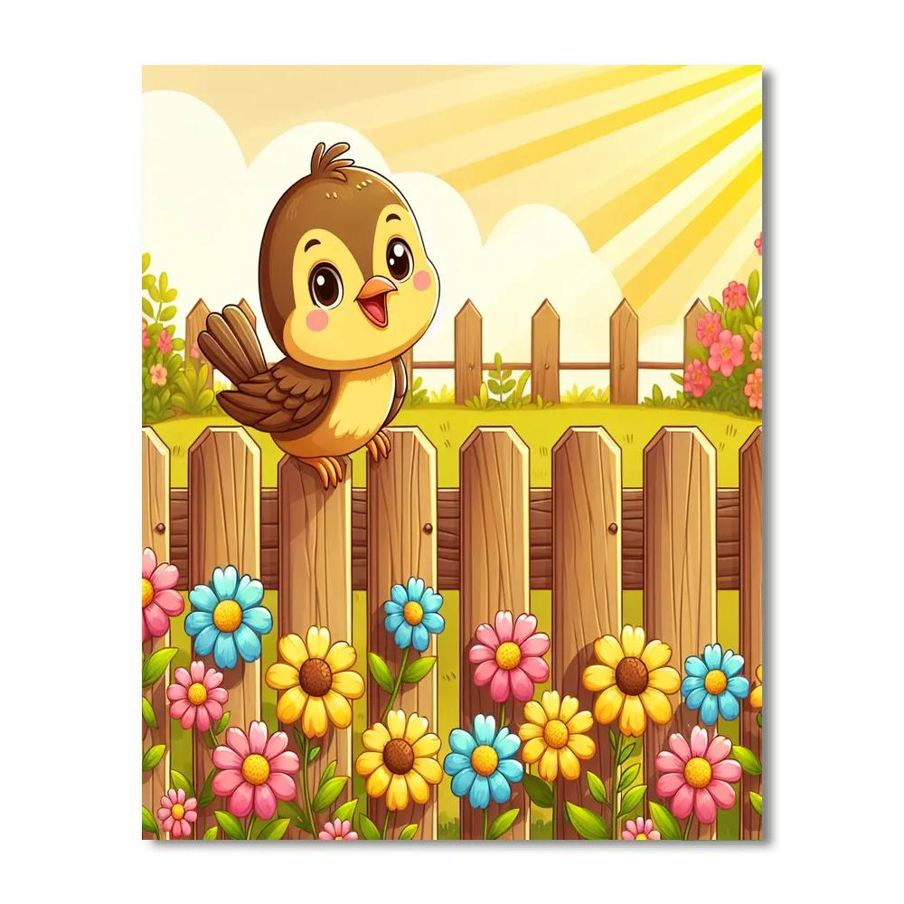 Spunky Sparrow Numbered Painting Kits