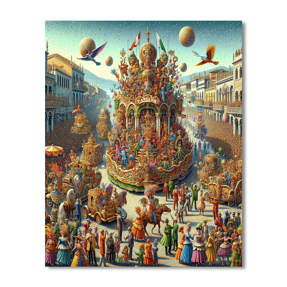 Carnevale Di Viareggio Painting By Numbers Kit