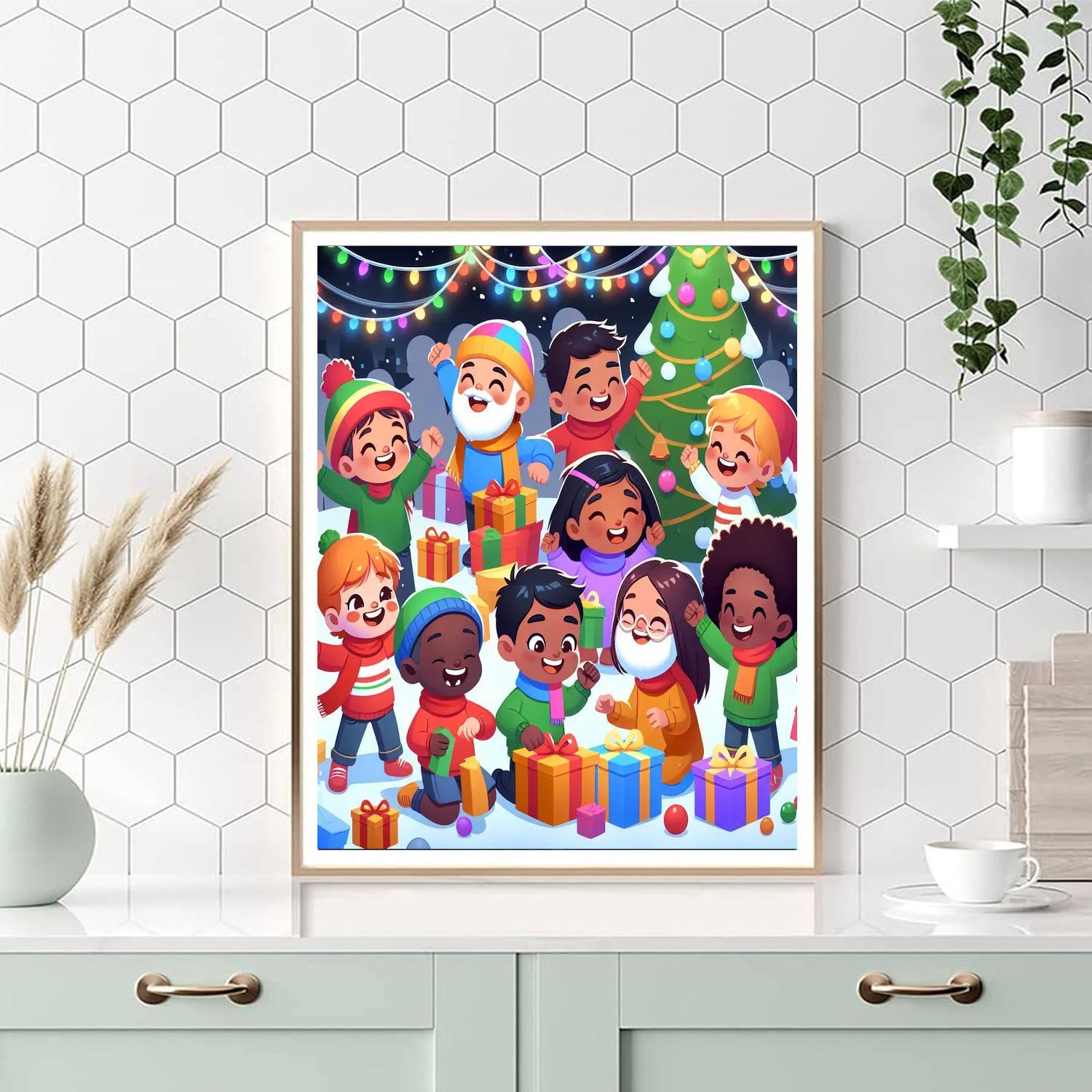 Magical Holiday Celebration Paint By Color