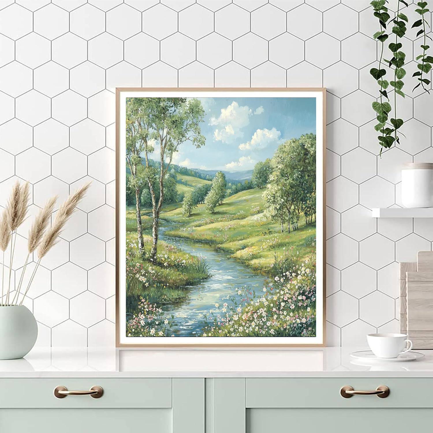 John Constable Inspired Gentle Reflections Of Nature  Paint By Numbers Kits