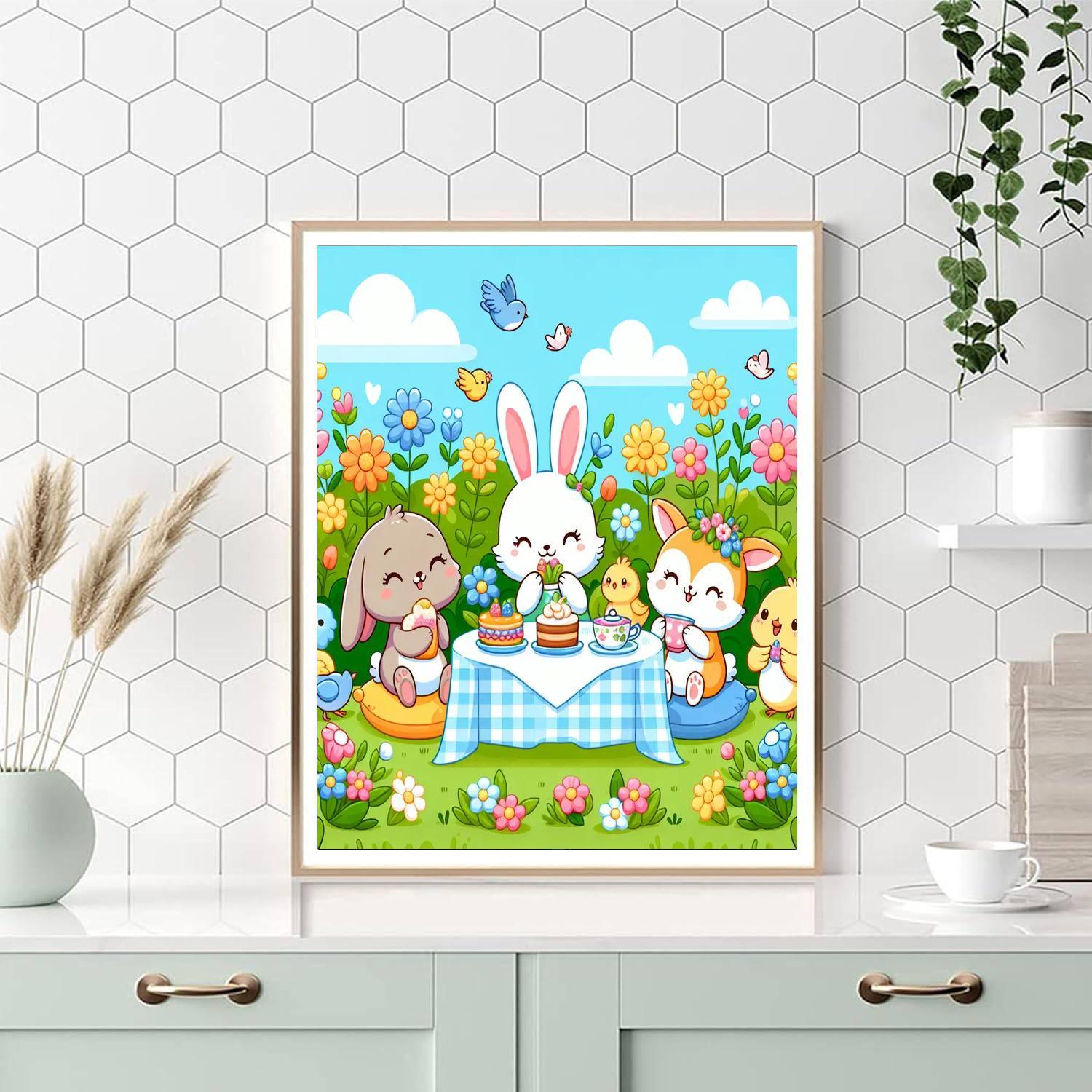 Garden Party Of Critters Paint By Numbers