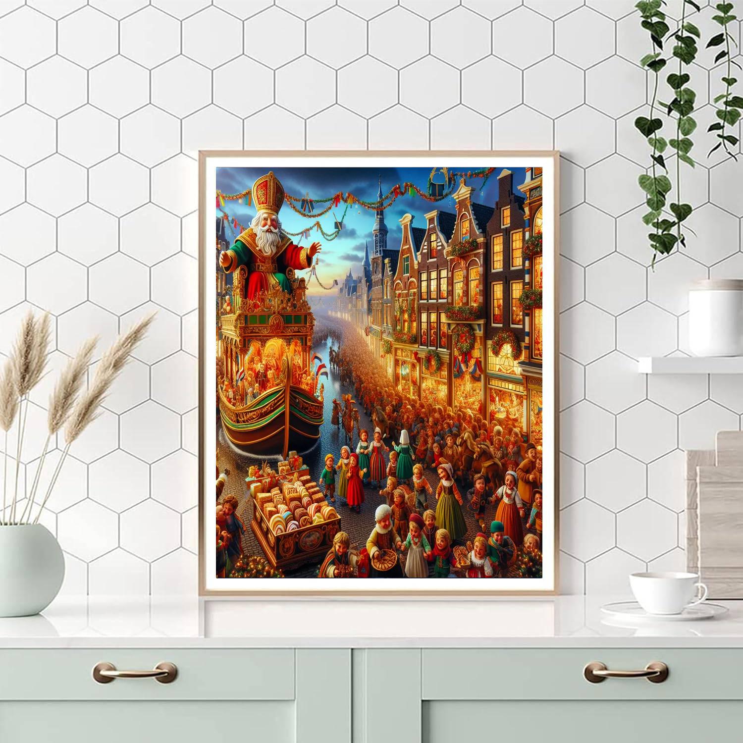 Feast Of St. Nicholas Numbered Painting Kits