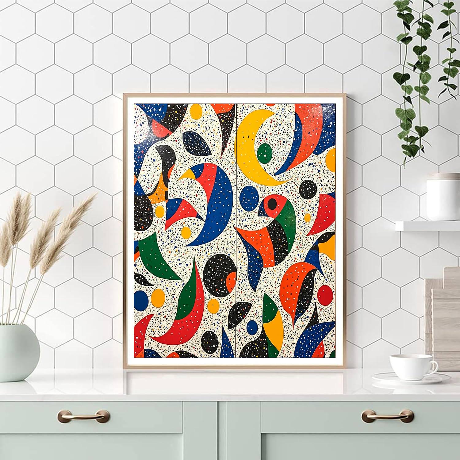 Joan Miró Inspired Surreal Patterns  Paint By Color