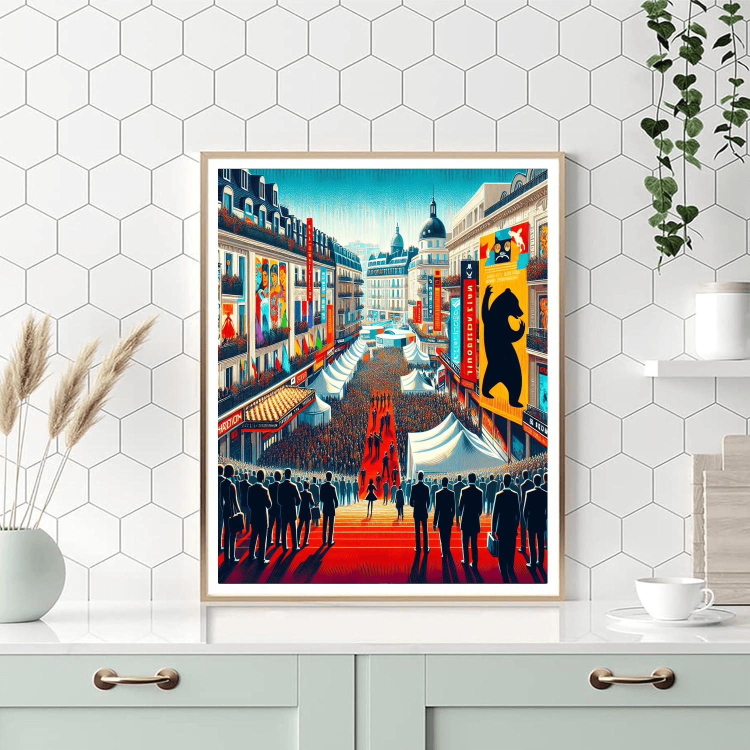 Berlin Film Festival - Berlin, Germany Number Painting