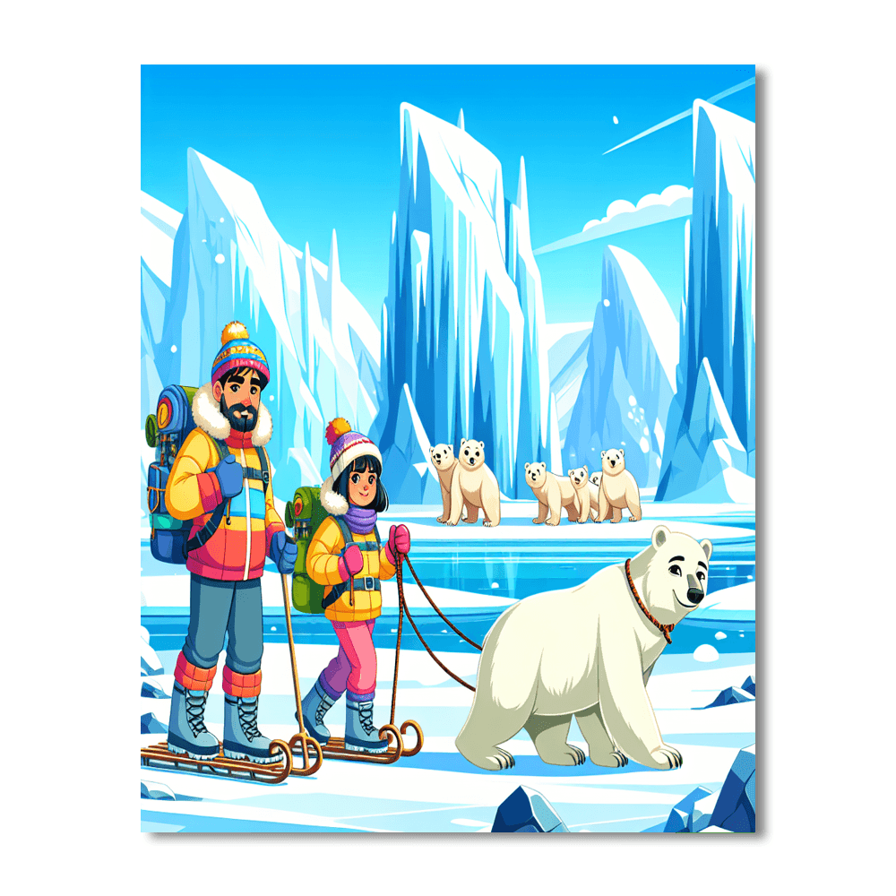 Polar Expedition Adventure Paint By Color