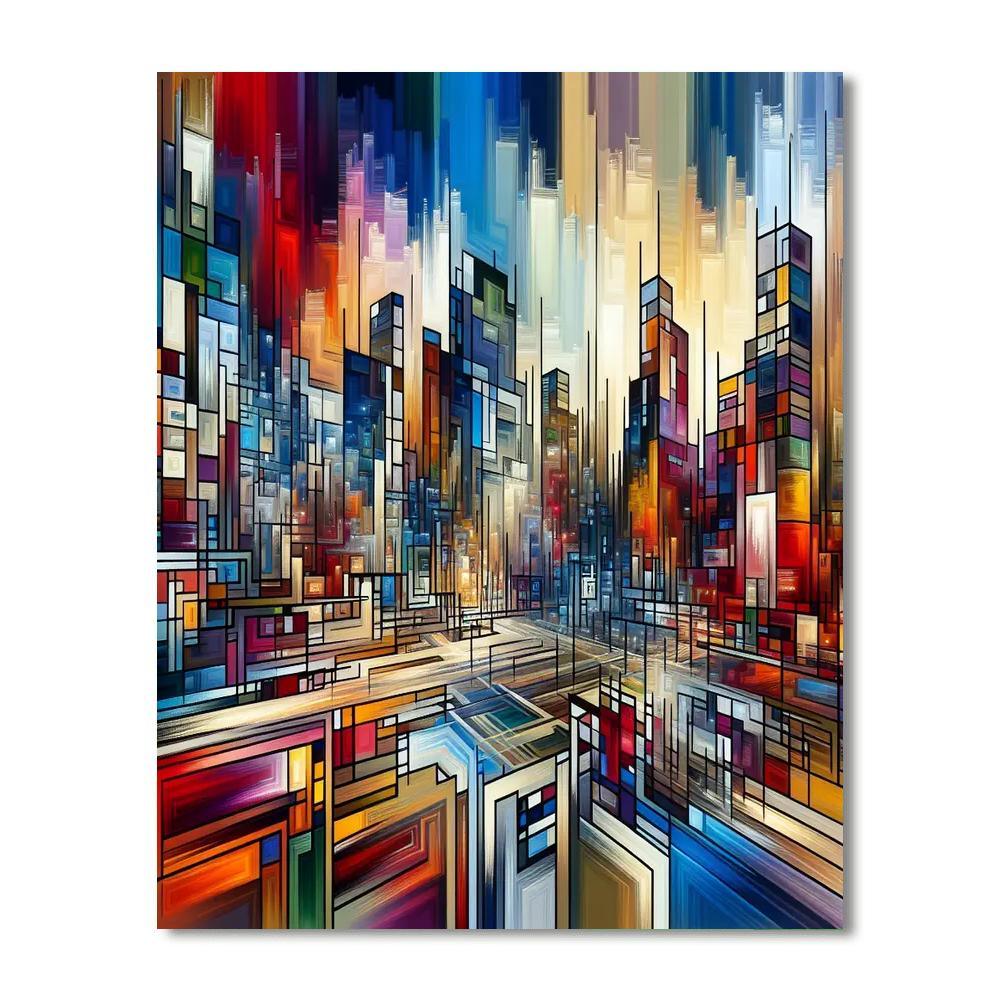 Dynamic Urban Expressions DIY Paint By Numbers