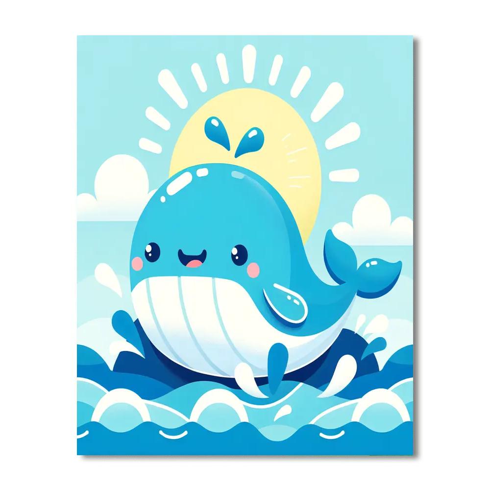Wondrous Whale Adventure Numbered Painting Kits