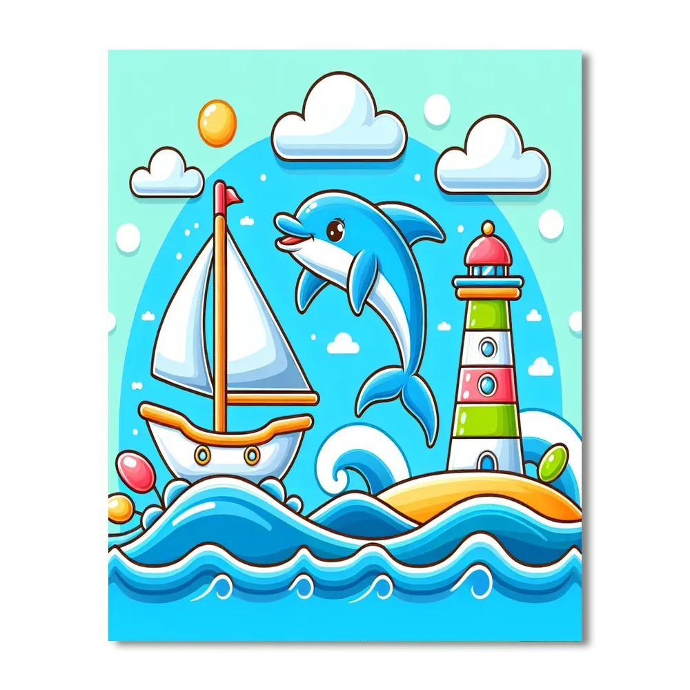 Adventure On The Sea Paint By Numbers Art