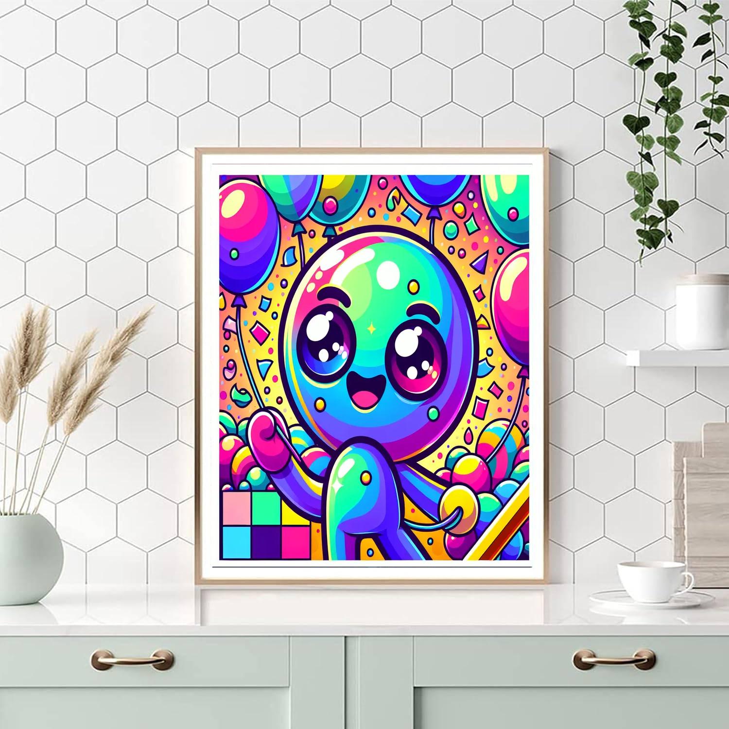 Gigantic Balloon Animal Numbered Painting Kits