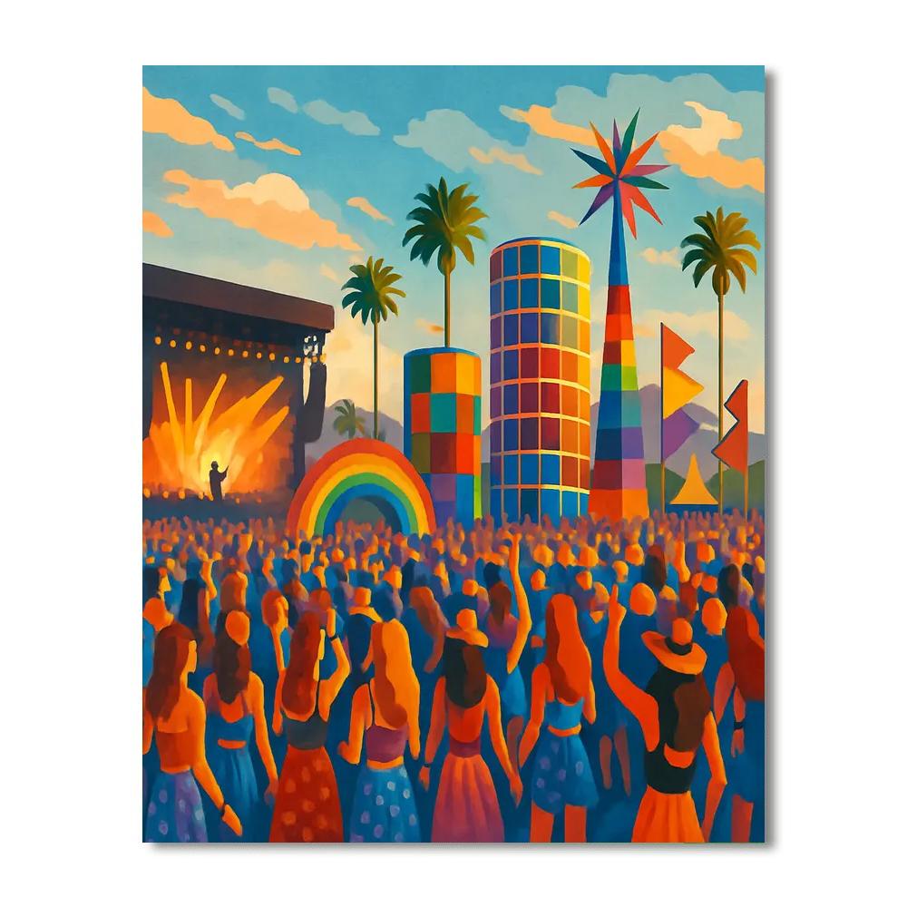 Coachella - Indio, Usa Paint By Numbers Art