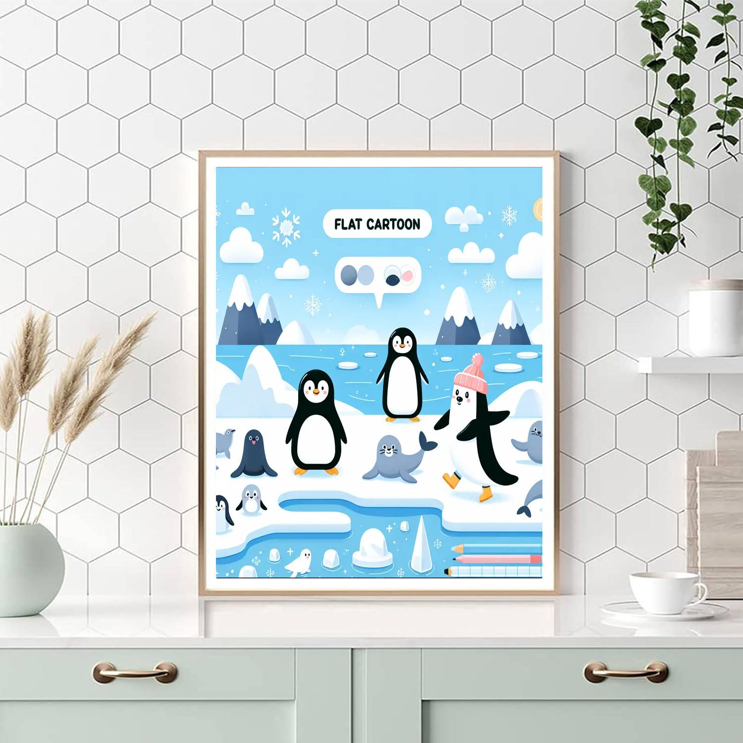 Polar Pals Playdate Painting By Numbers Kit