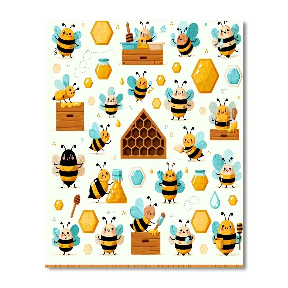 Harmonious Hive Paint By Color