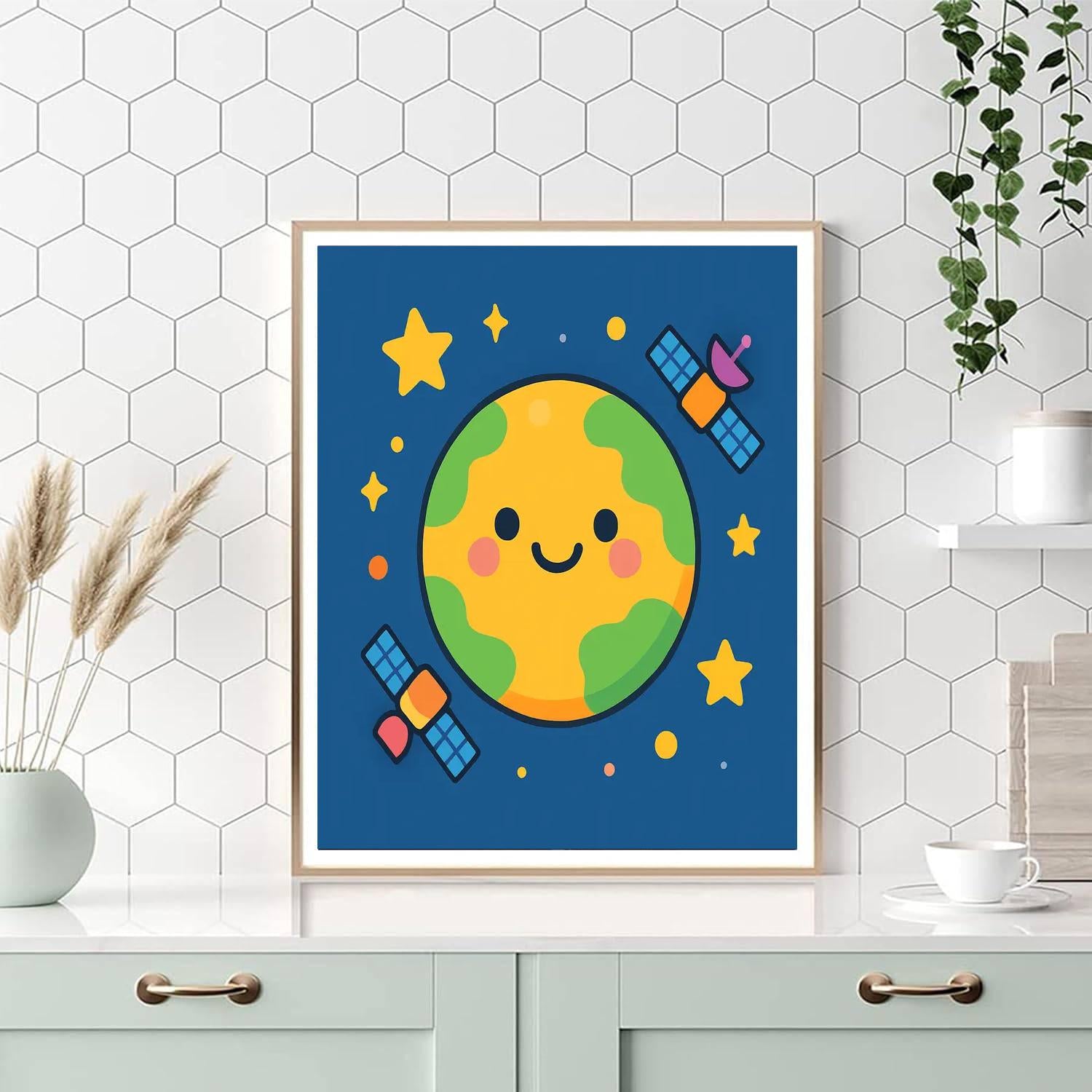 Happy Little Planet Numbered Painting Kits