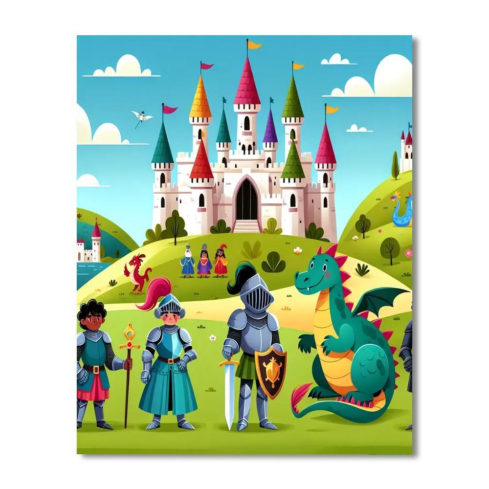 Mystical Kingdom DIY Paint By Numbers