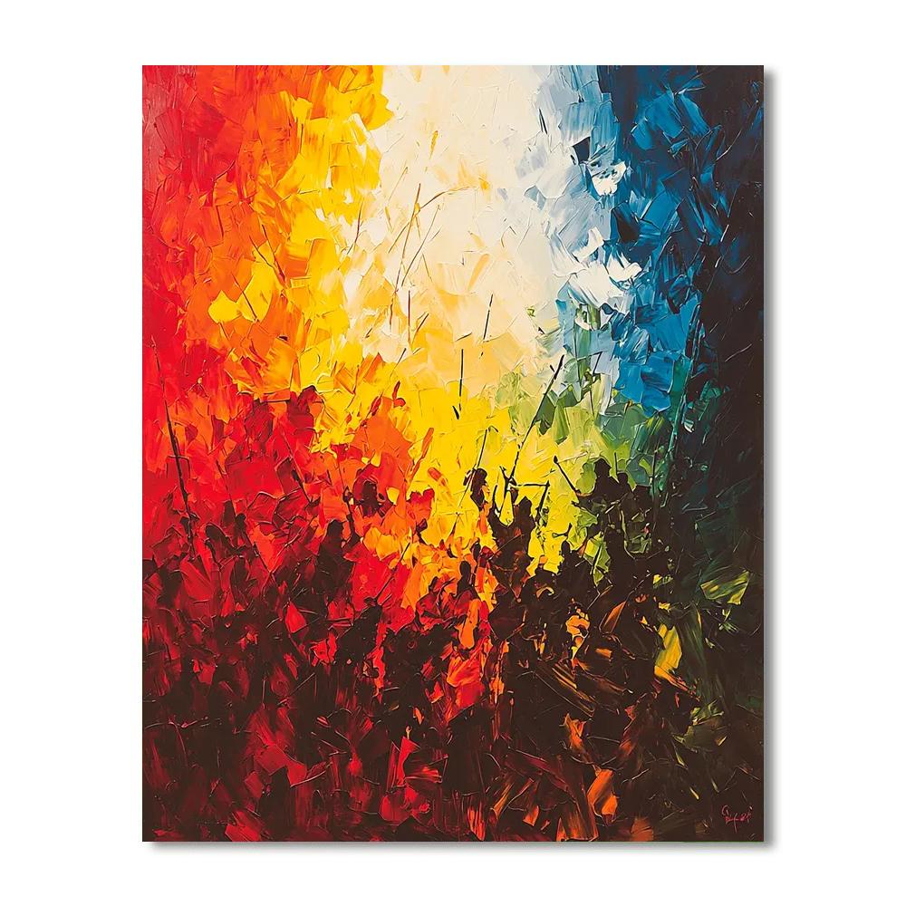 Caravaggio Inspired Resonance Of Color  Paint By Color