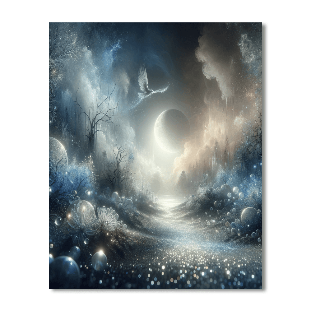Lunar Fantasy Landscape Number Painting