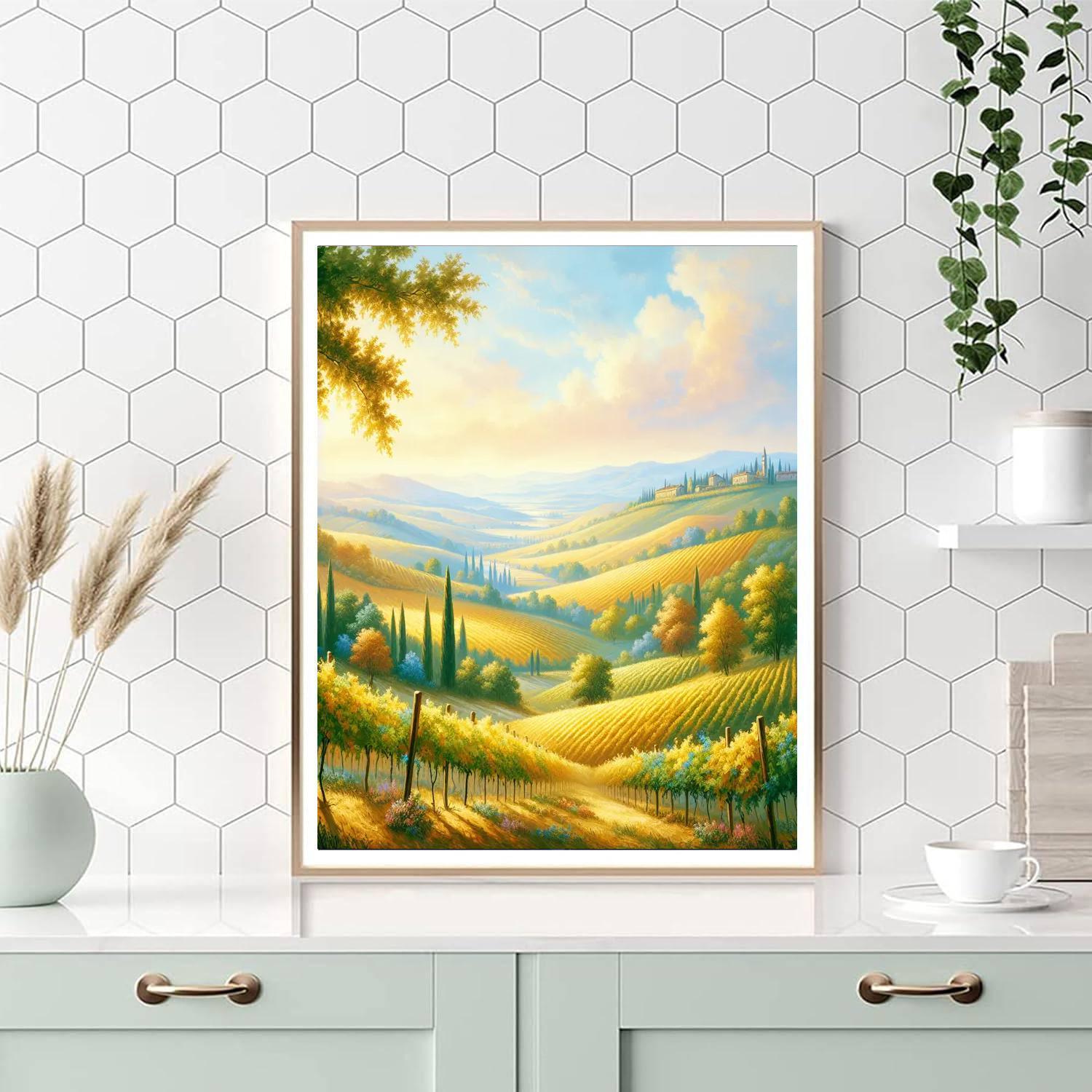 Italian Countryside Escape Paint By Number