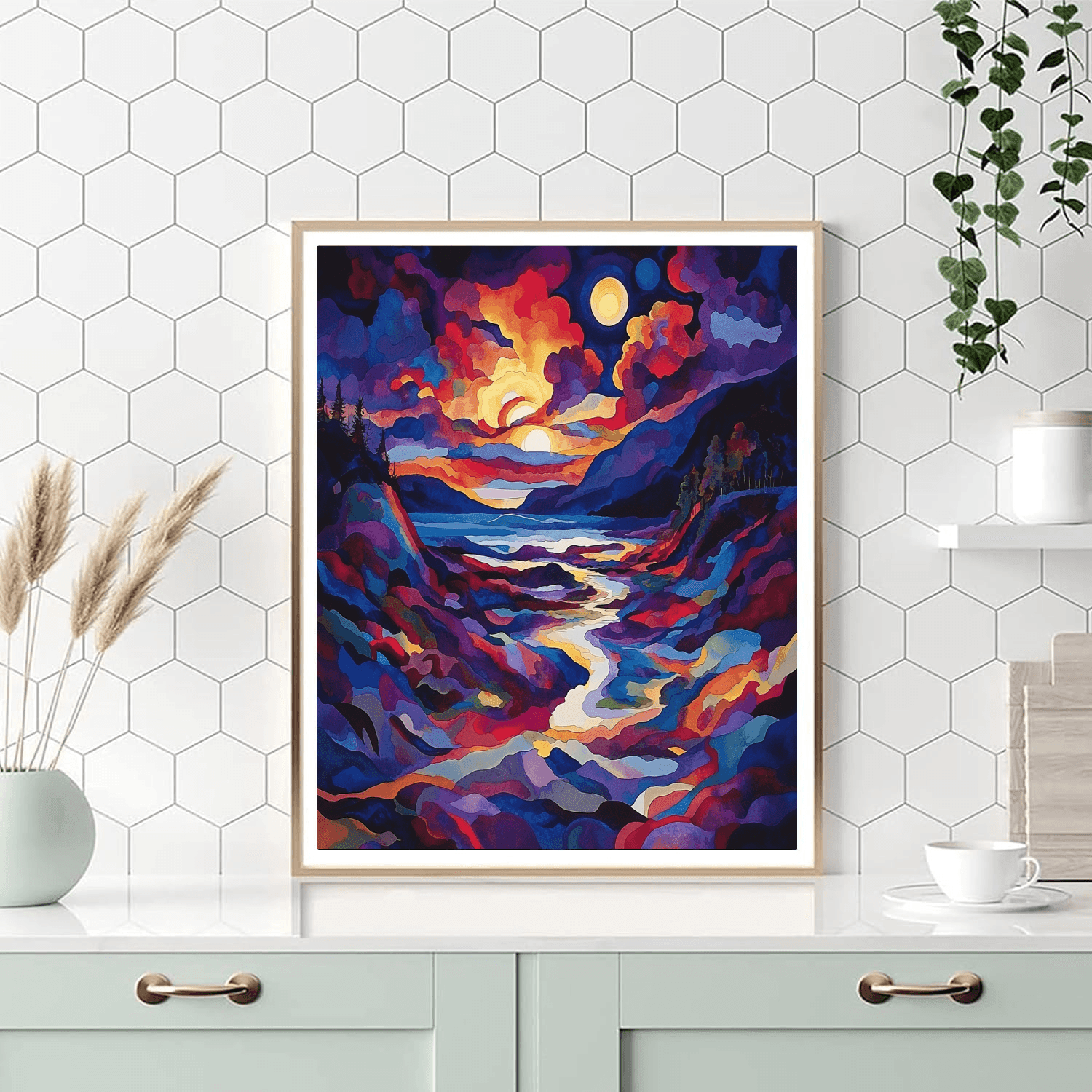 Wassily Kandinsky Inspired Infinite Dreamscape  Paint By Number