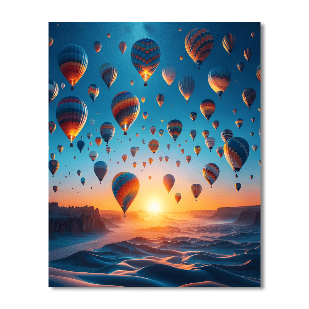 Albuquerque International Balloon Fiesta - United States Number Painting