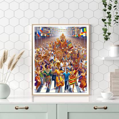 Sinulog Festival - Cebu Paint By Numbers Art