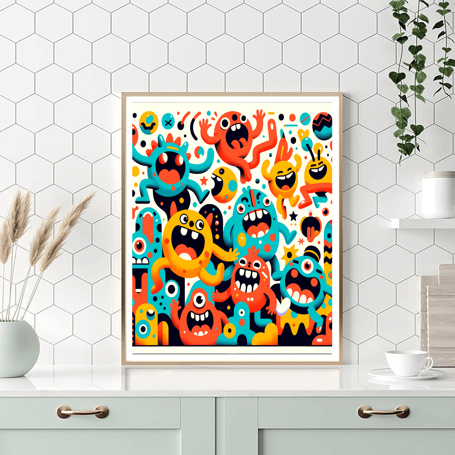 Funny Monsters Paint By Number