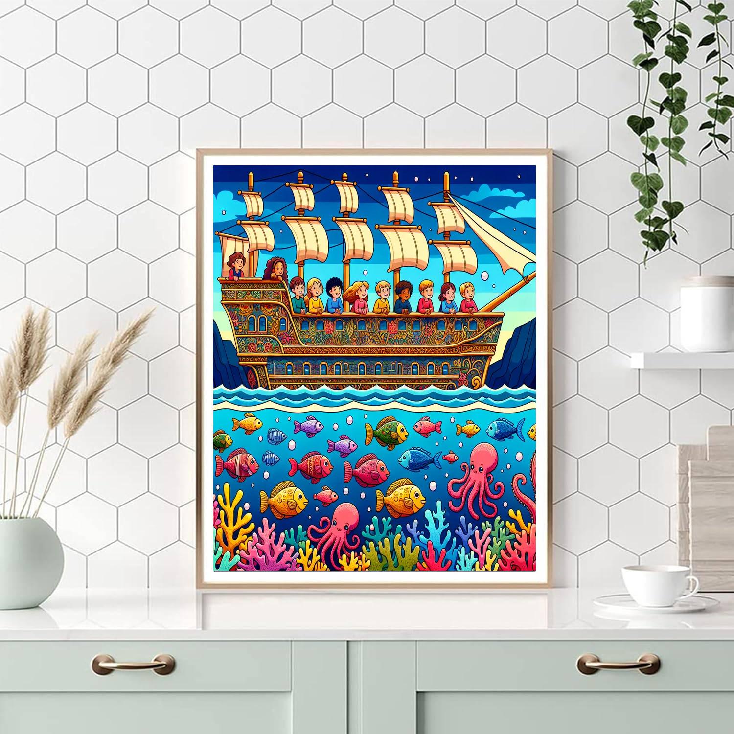 Oceanic Discovery Voyage Number Painting