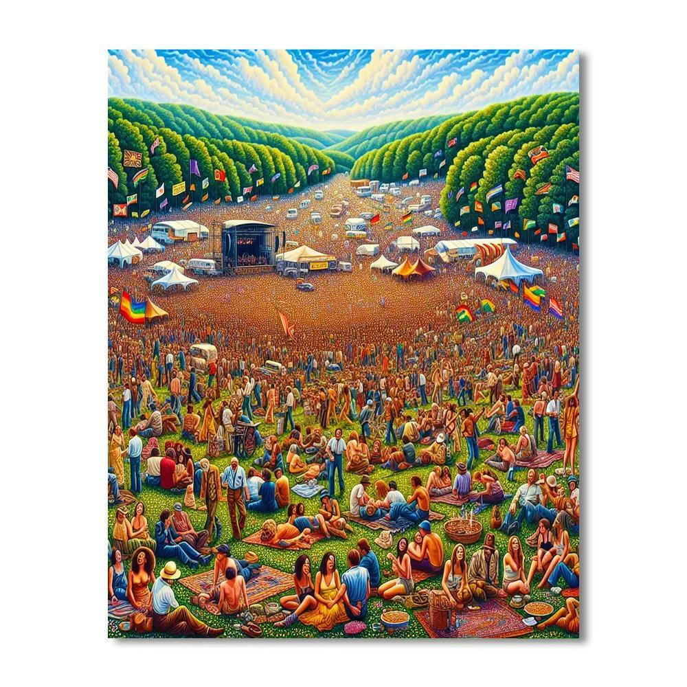 Woodstock - New York Numbered Painting Kits