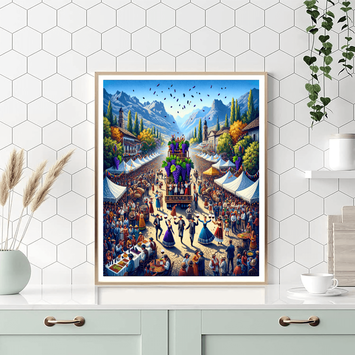 The Grape Harvest Festival DIY Paint By Numbers