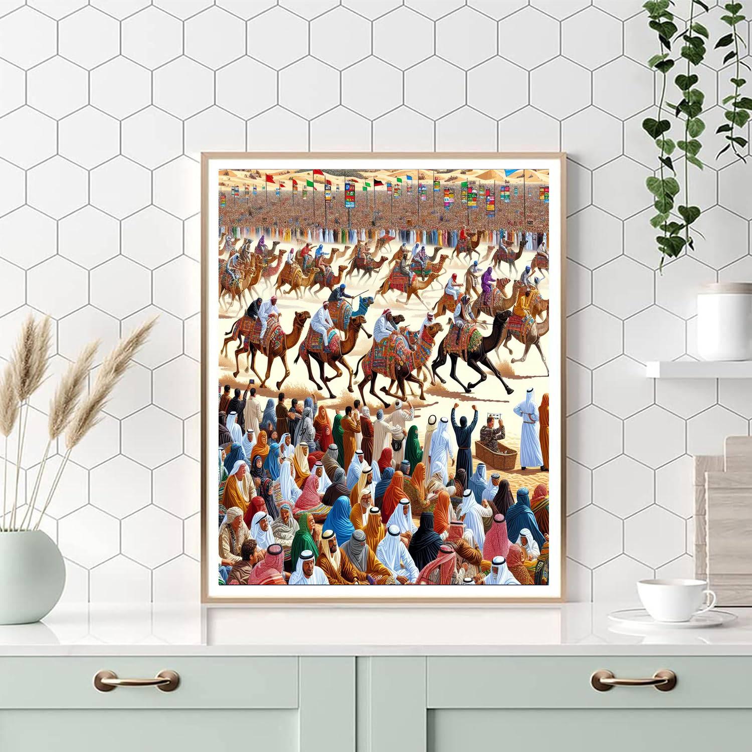 International Festival Of The Sahara - Douz Numbered Painting Kits