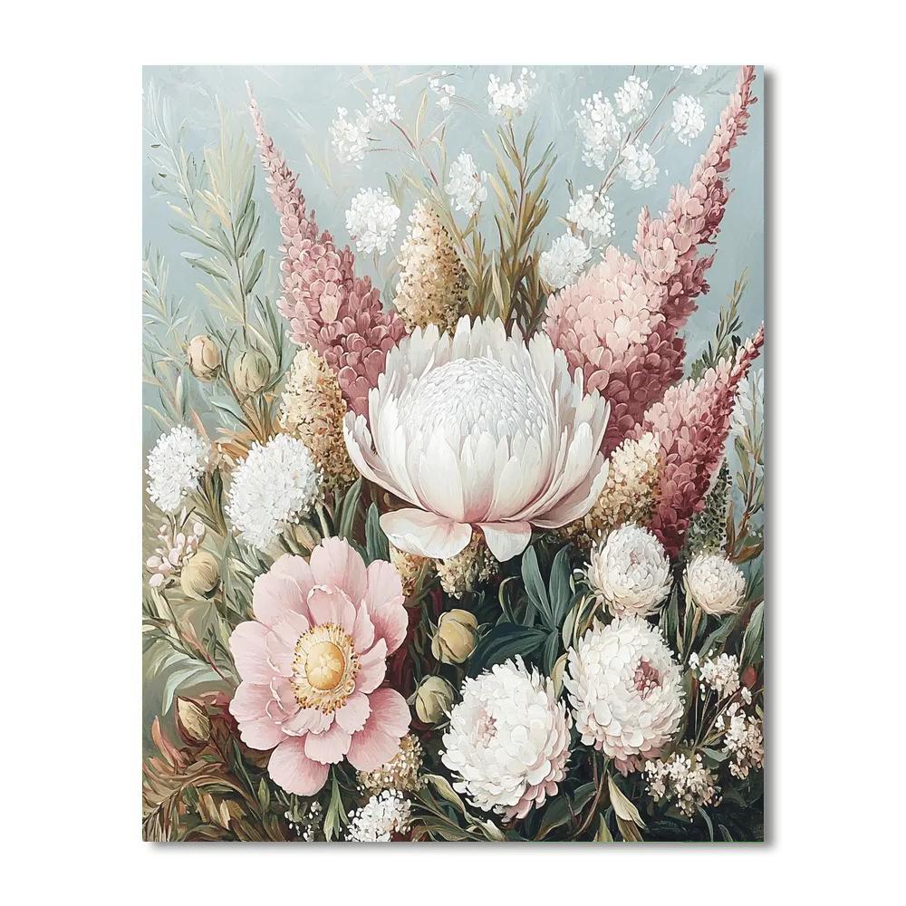 Redouté Inspired Botanical Garden  Paint By Number