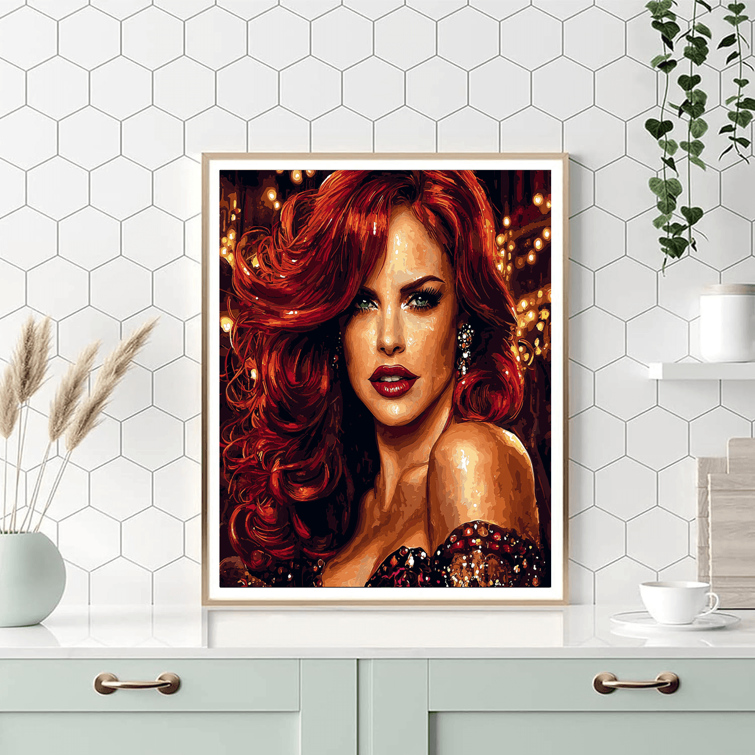 Nicole Kidman: The Graceful Embrace Of Moulin Rouge Paint By Numbers