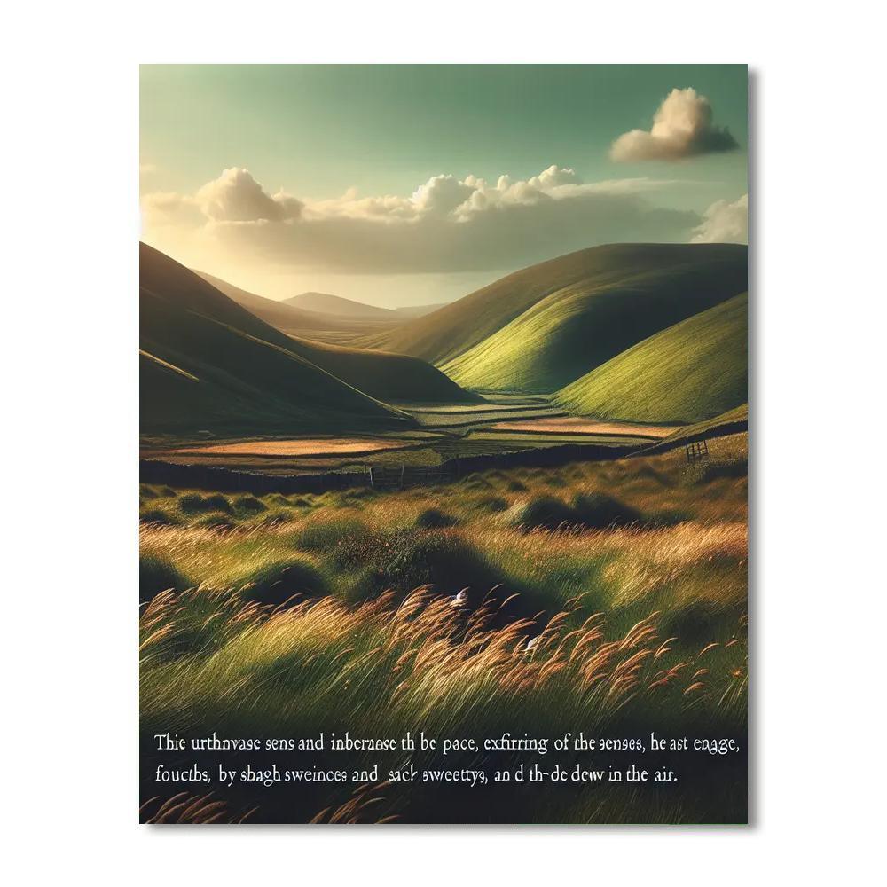 Irish Countryside Tranquility Paint By Number