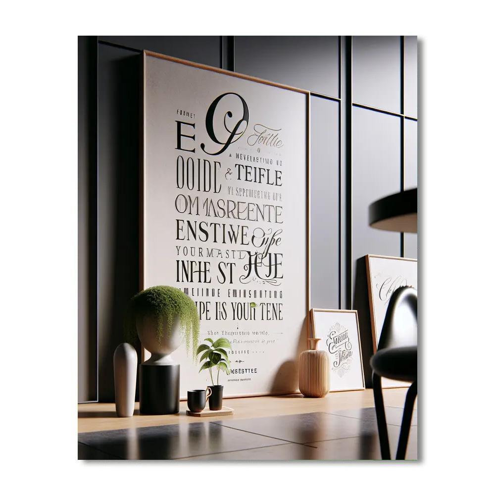 Inspirational Quote Boards DIY Paint By Numbers