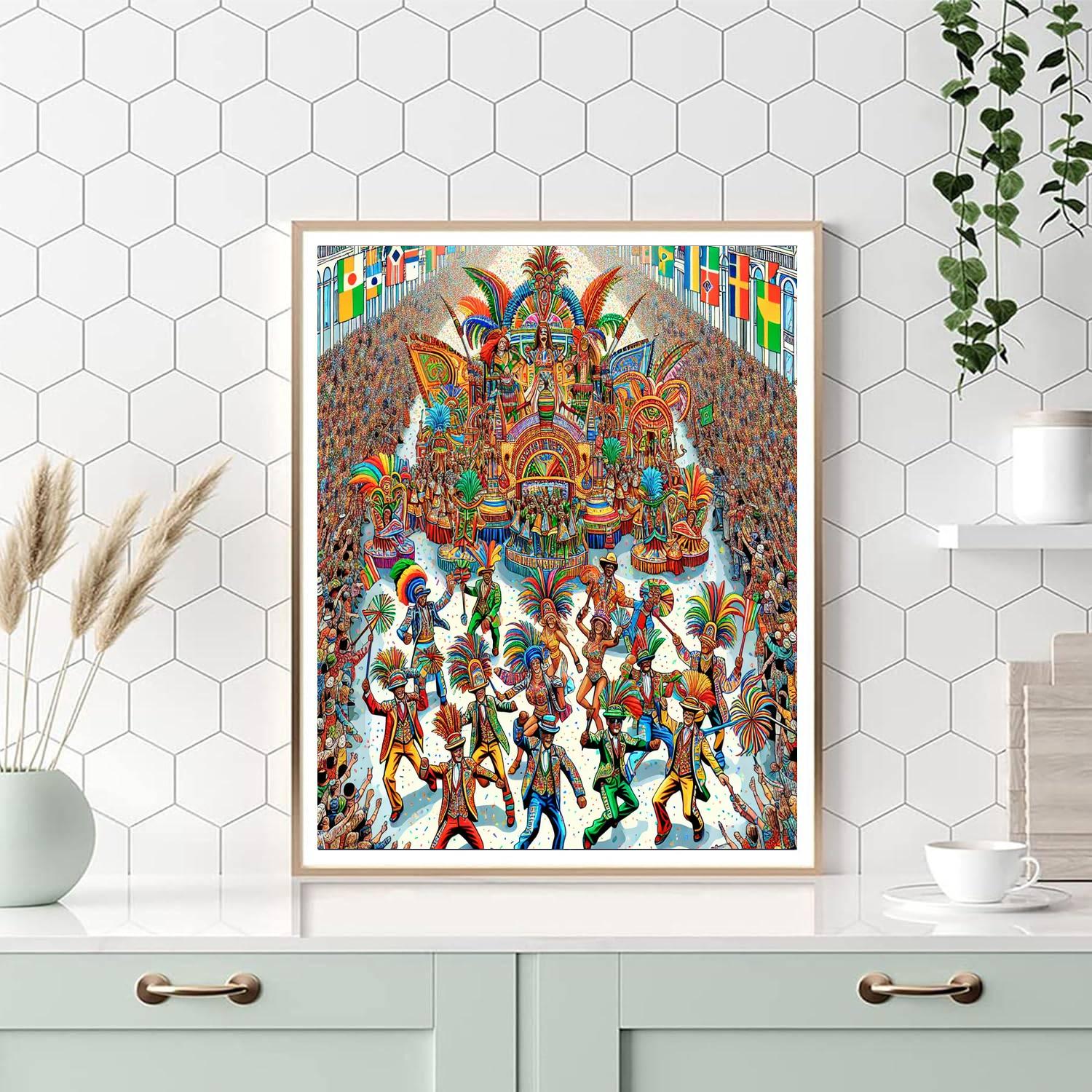 Santana Carnival - São Vicente, Cape Verde Paint By Numbers