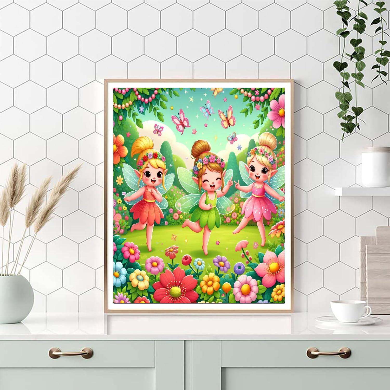 Fairy Garden Fantasy Painting By Numbers Kit