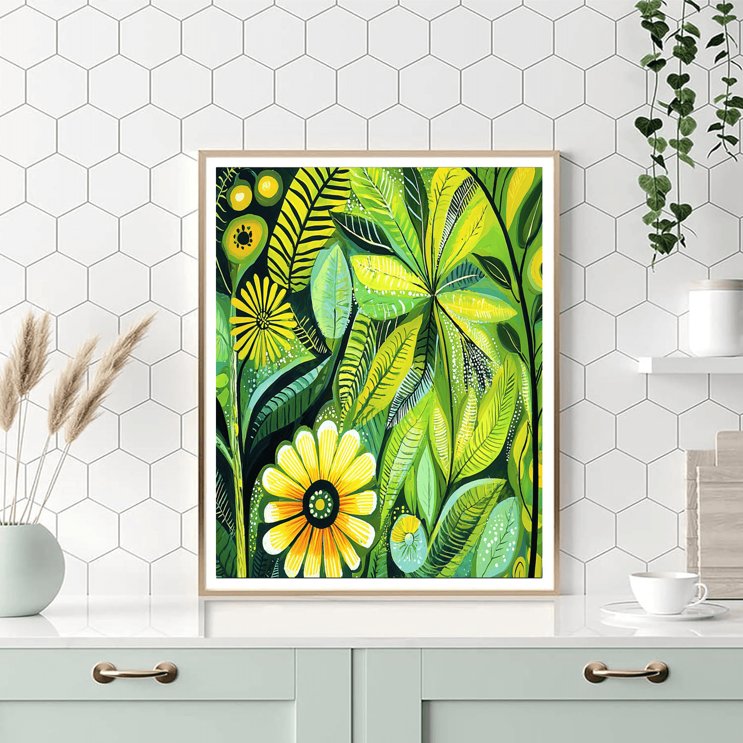 Vintage Botanical Print Style Inspired Retro Botanical Wonder  Paint By Number