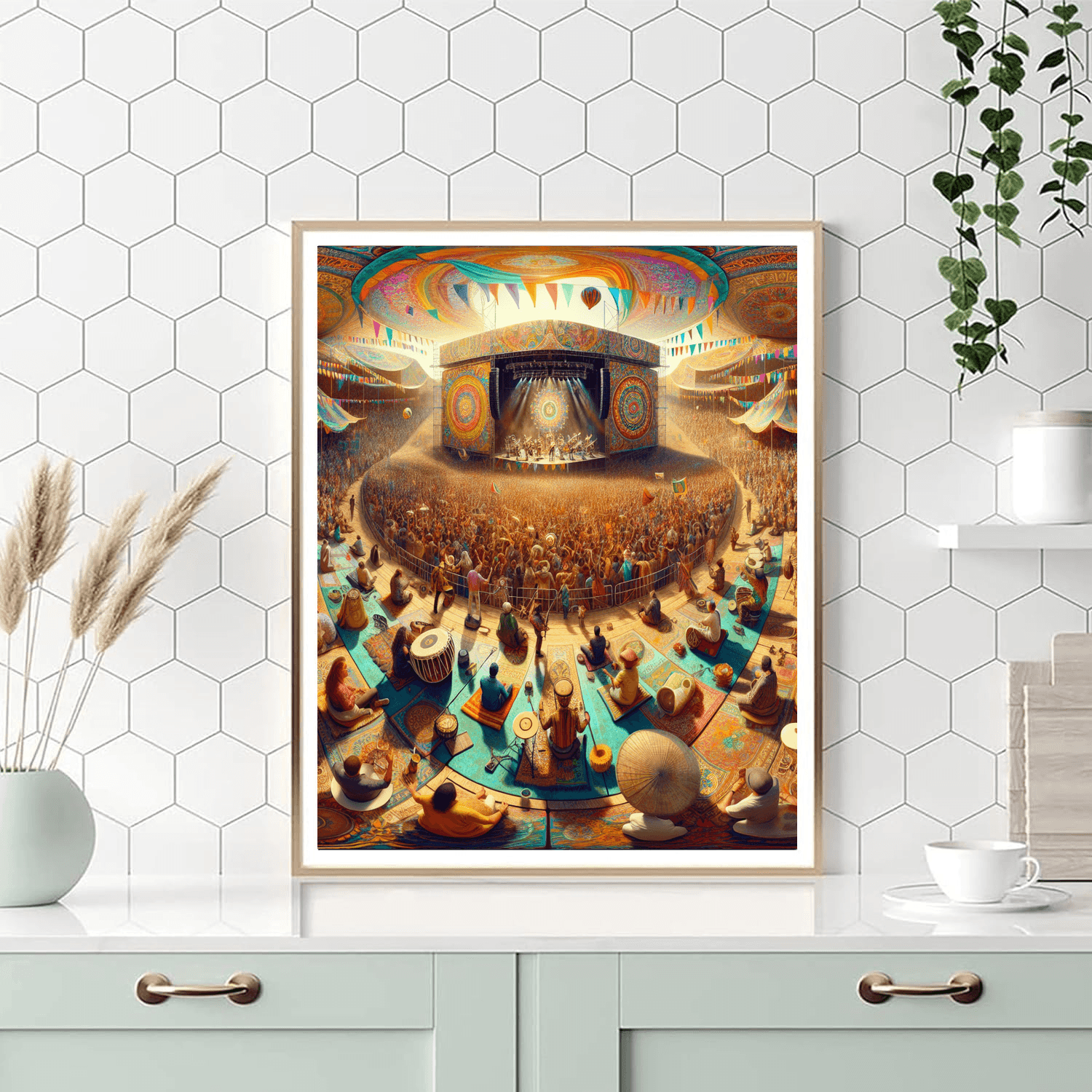 Womad Festival - Uk Paint By Numbers Art