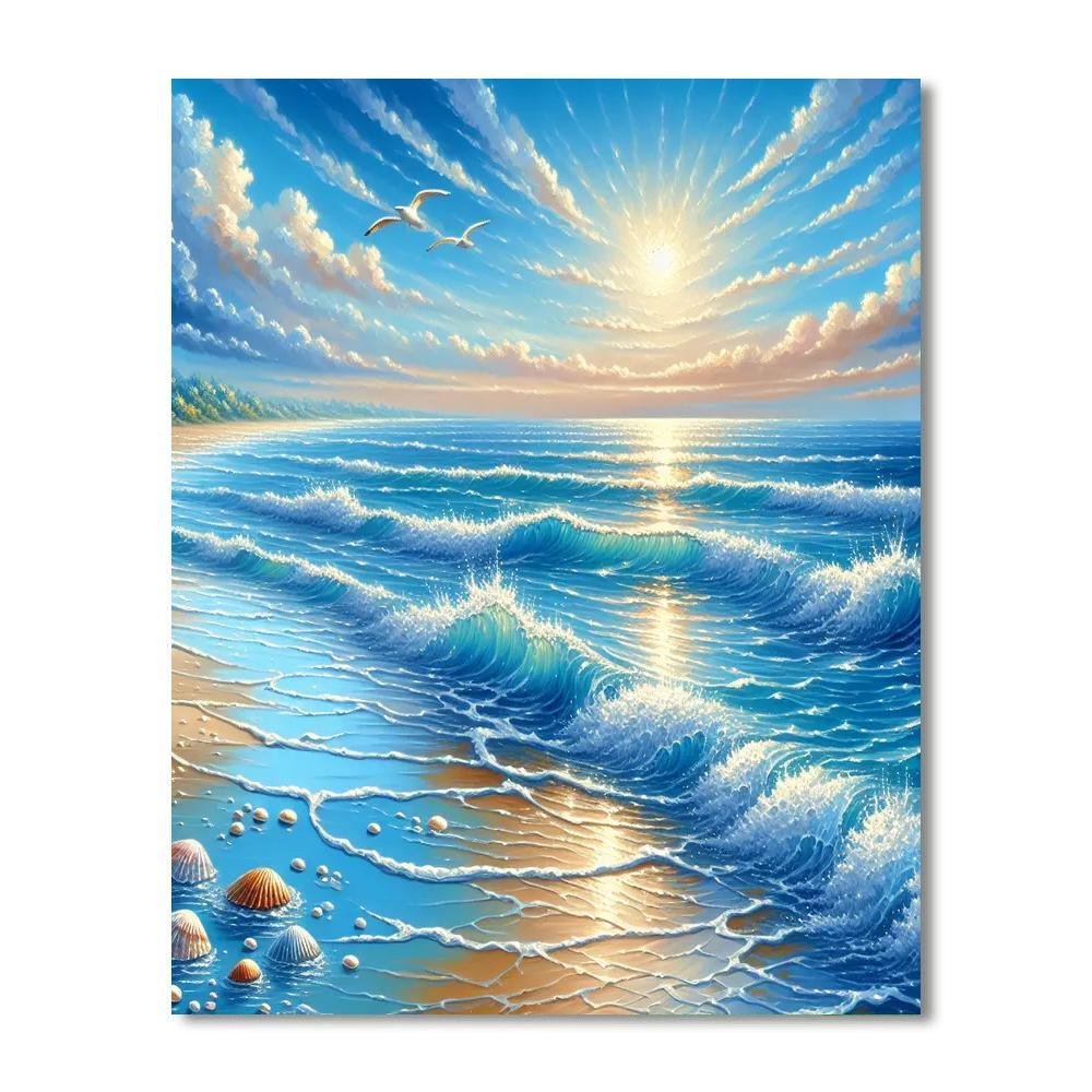 Gentle Waves Retreat Paint By Number