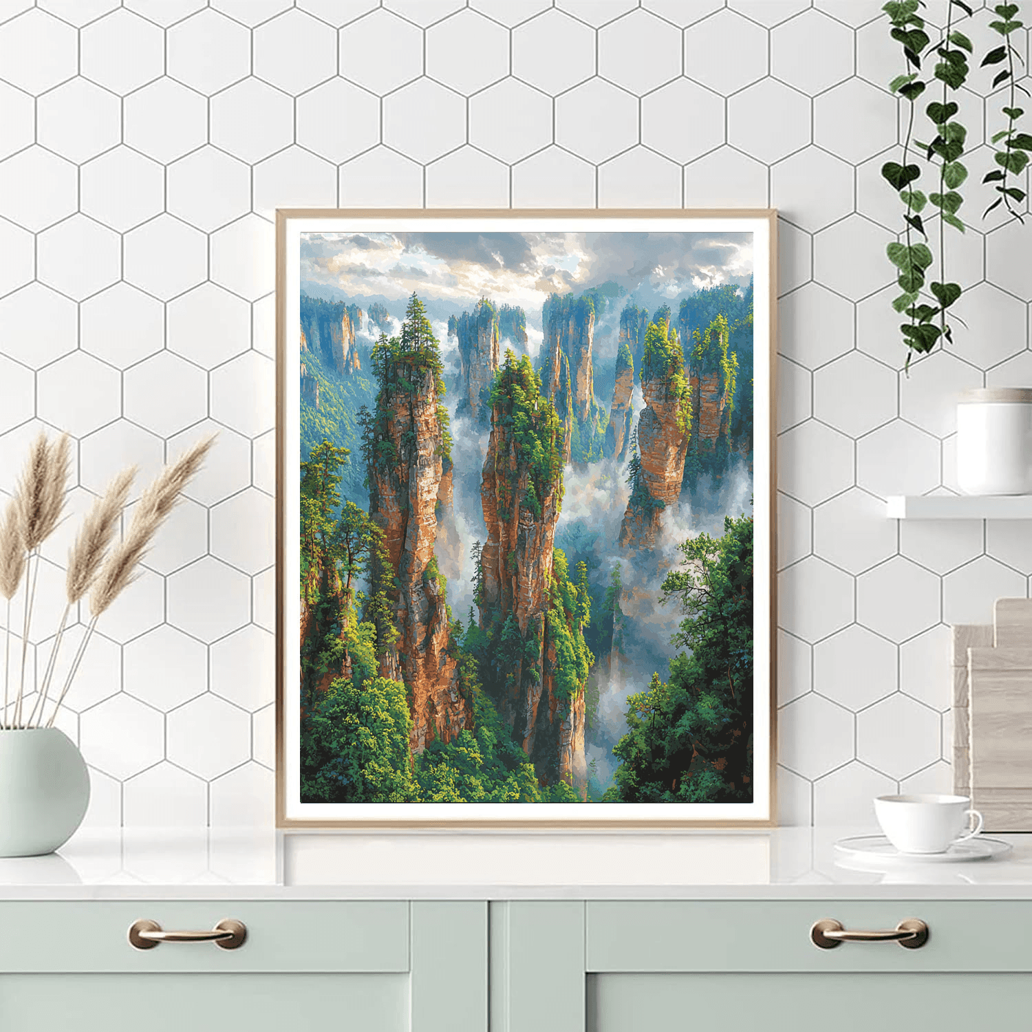 Zhangjiajie National Forest Park - Hunan Painting Number Kit