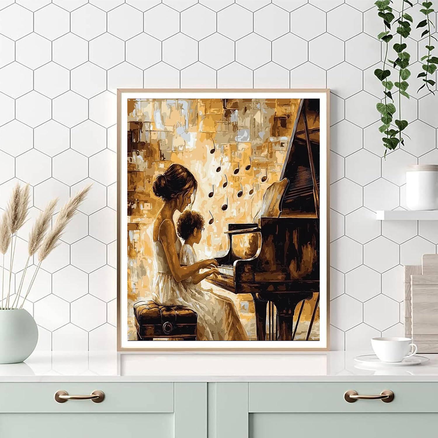 Piano Lessons Paint By Numbers